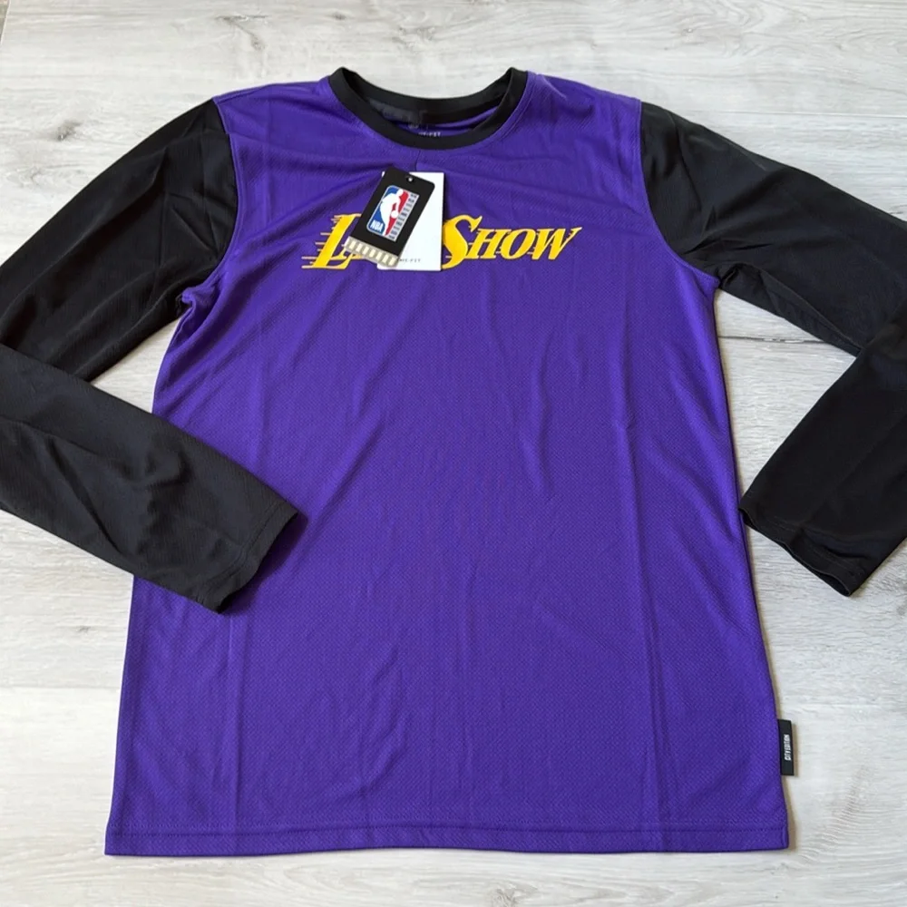 Nike Adult 24-25 City‎ Edition Los Angeles Lakers Progran LS T-Shirt XL Nwt